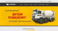 Desktop Screenshot of lewtak.pl