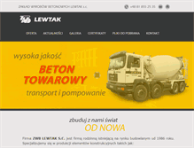 Tablet Screenshot of lewtak.pl